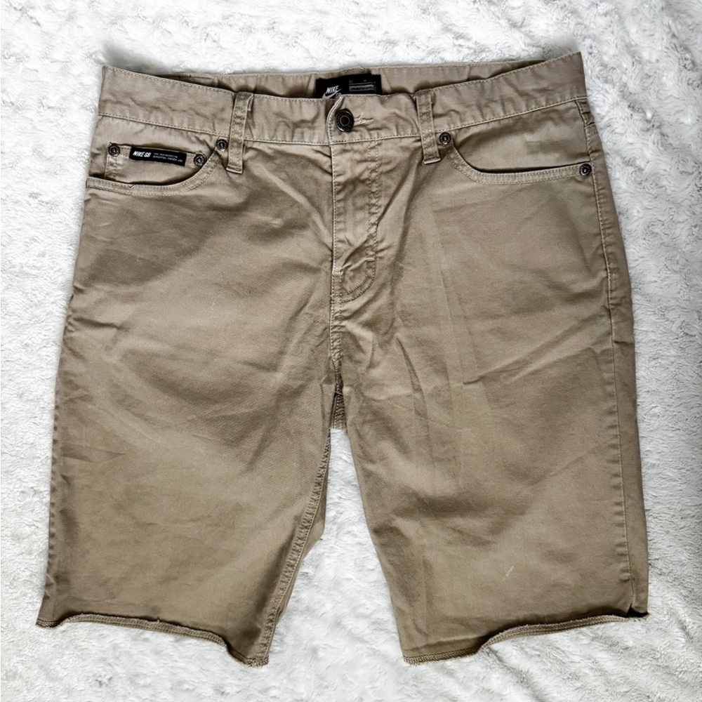NIKE SB Tan Denim Shorts